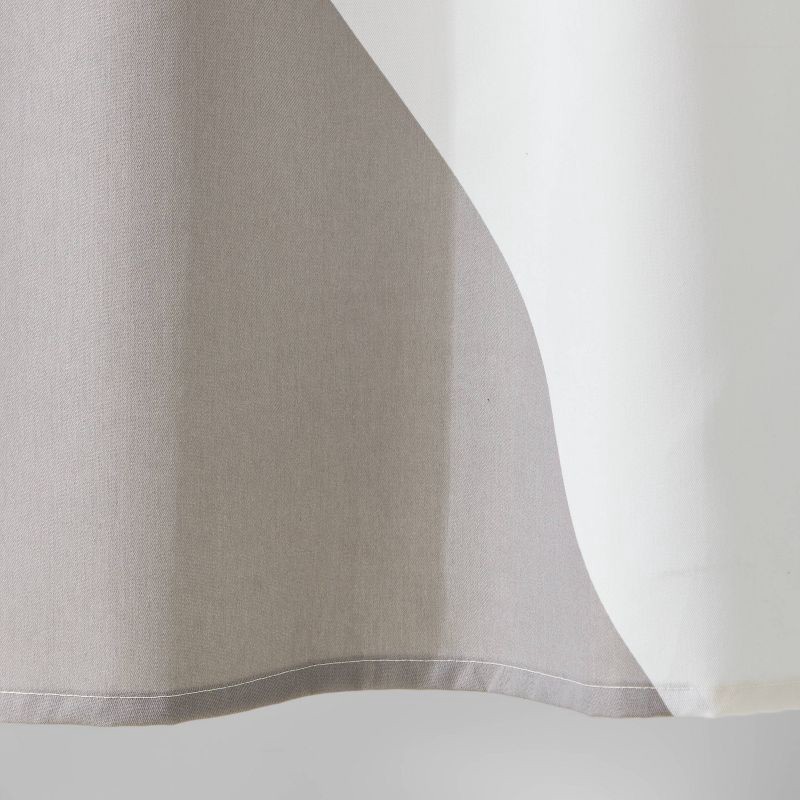 slide 4 of 4, CVC Fabric Colorblock Shower Curtain - Room Essentials™, 1 ct