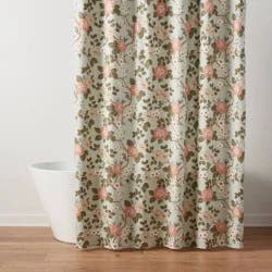 Traditonal Toile Garden Floral Shower Curtain - Threshold™
