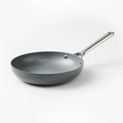 10" Nonstick Ceramic Coated Aluminum Fry Pan Dark Gray - Figmint™