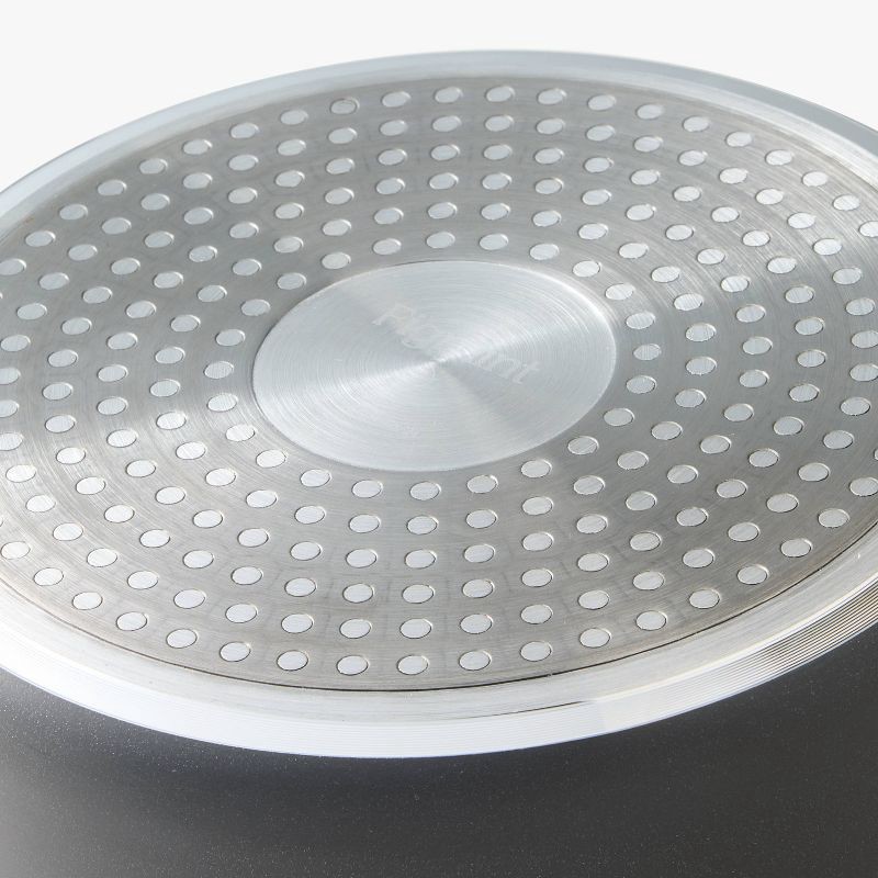 slide 5 of 7, 1.5qt Nonstick Ceramic Coated Aluminum Sauce Pan Dark Gray - Figmint™, 1.5 qt