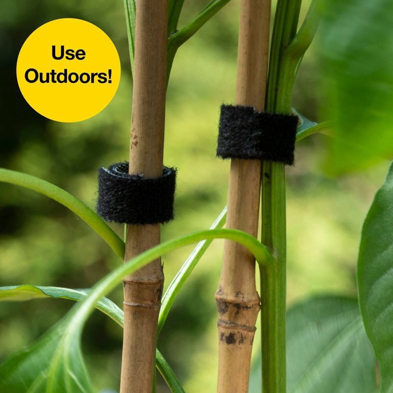 slide 6 of 8, Wrap-It 12" x 0.75" Storage Self-Gripping Perforated Roll Black, 1 ct