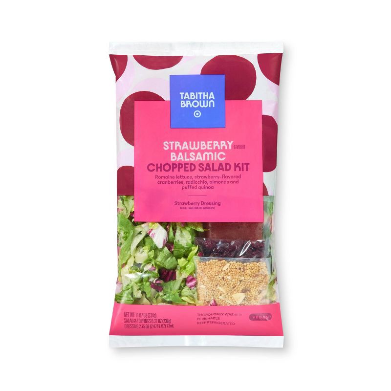 slide 1 of 3, Strawberry Balsamic Chopped Salad Kit - 11.05oz - Tabitha Brown for Target, 11.05 oz