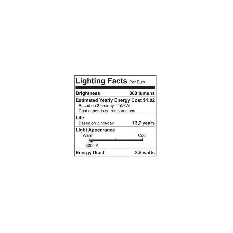 slide 7 of 8, GE Household Lighting GE 2pk 60W A19 Light Bulbs Warm White, 2 ct