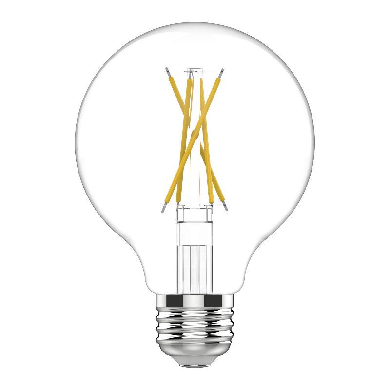 slide 2 of 3, GE Household Lighting GE 2pk 100W Ultra Bright G25 LED Globe Light Bulbs Soft White, 2 ct