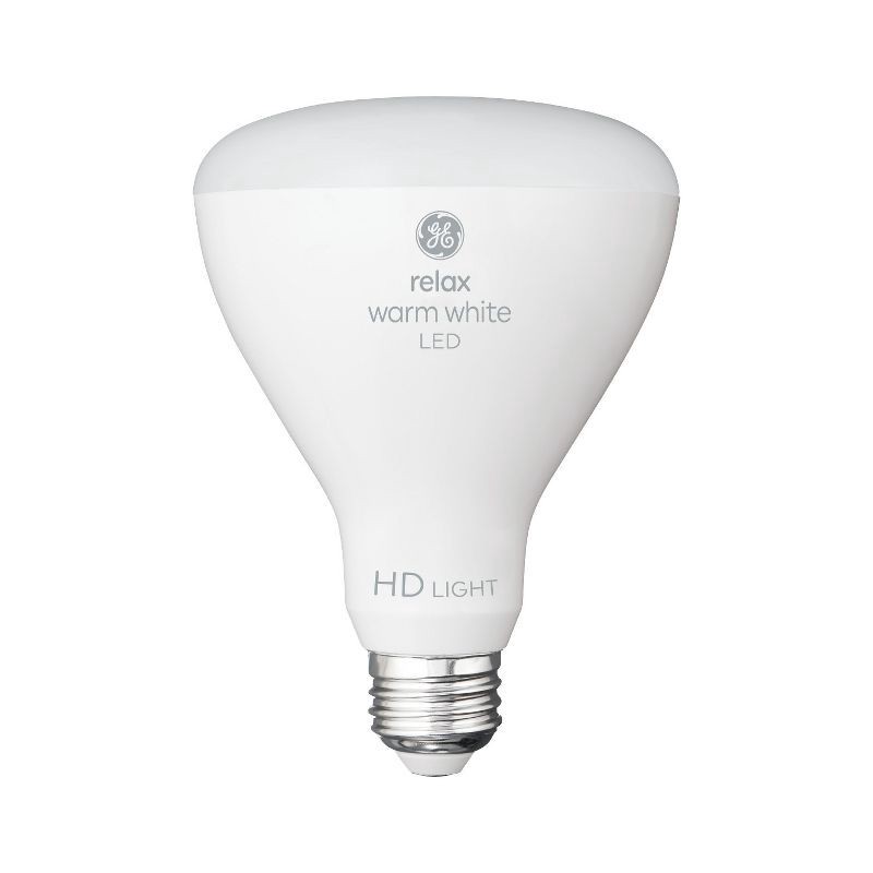 slide 2 of 10, GE Household Lighting GE 2pk 65W Relax BR30 LED Floodlight Warm White, 2 ct
