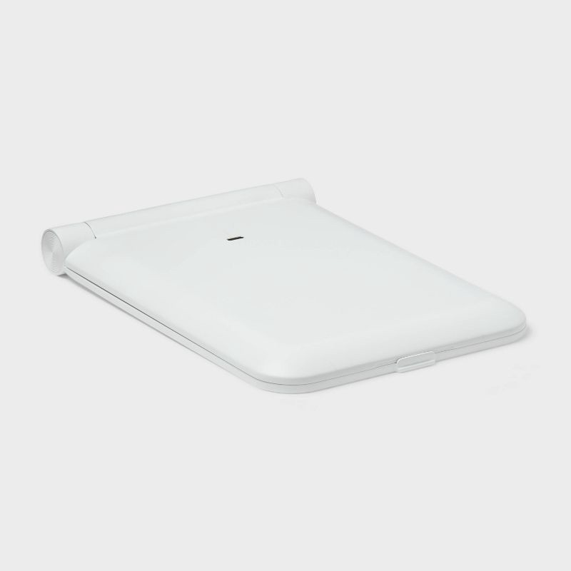 slide 3 of 4, Lighted Travel Mirror with Cover - Room Essentials™: Portable, Rectangular, 1X Magnification, LED Illumination, 1 ct