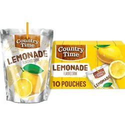 Country Time Lemonade Juice Boxes - 10pk/6 fl oz Pouches