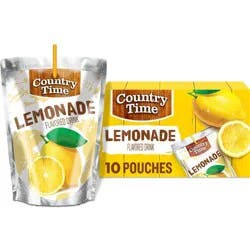 Country Time Lemonade Juice Boxes - 10pk/6 fl oz Pouches