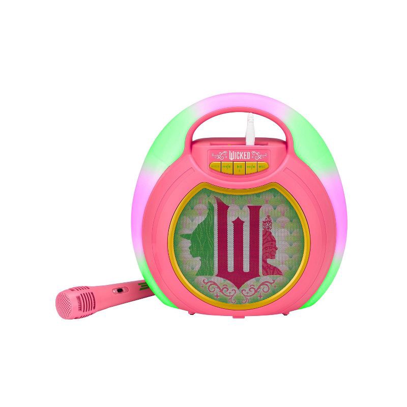 slide 1 of 7, Wicked Bluetooth MP3 Karaoke with Light Show, 1 ct