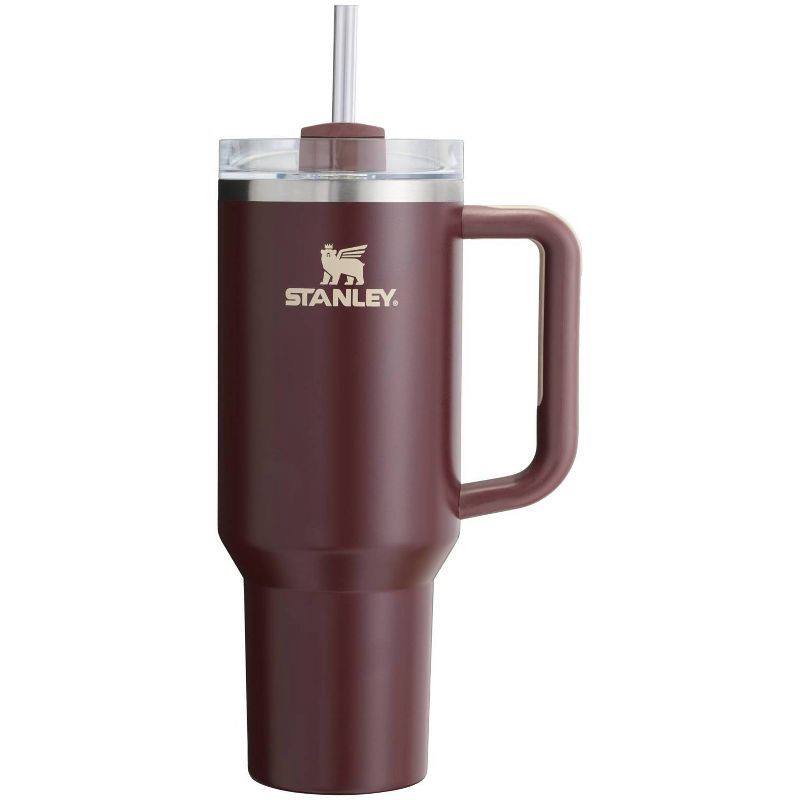 slide 1 of 6, Stanley 40 oz Stainless Steel H2.0 FlowState Quencher Tumbler Cabernet Red - Hearth & Hand™ with Magnolia, 40 oz