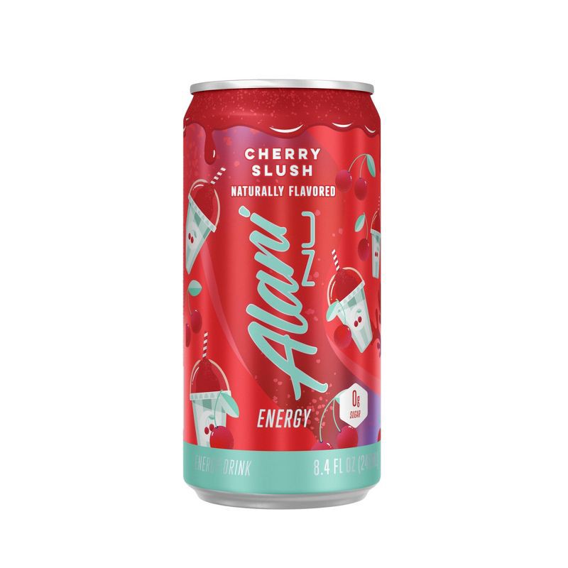 slide 4 of 7, Alani Nu Alani Cherry Slush Energy Drink - 4pk/8.4 fl oz Cans, 4 ct; 8.4 fl oz