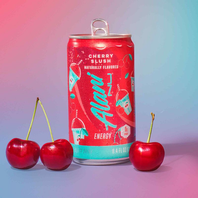 slide 3 of 7, Alani Nu Alani Cherry Slush Energy Drink - 4pk/8.4 fl oz Cans, 4 ct; 8.4 fl oz