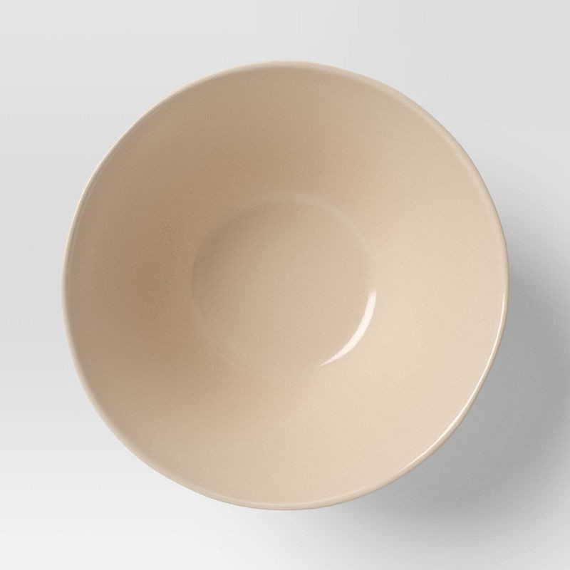 slide 3 of 3, 22.58oz Stoneware Aralia Organic Coupe Cereal Bowl Beige - Threshold™, 22.58 oz