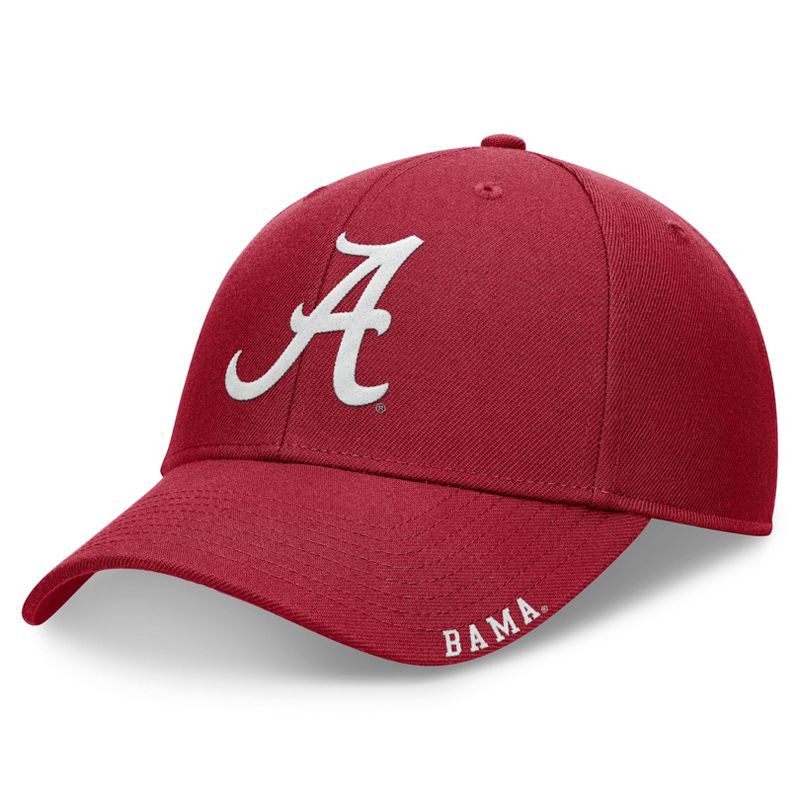 slide 1 of 4, NCAA Alabama Crimson Tide Unstructured Captain Hat, 1 ct