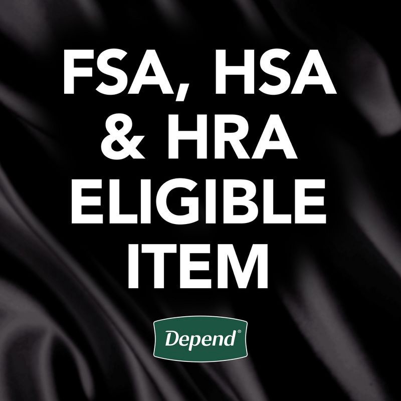 slide 8 of 8, Depend Real Fit Incontinence Convenience Pack Underwear for Men - L/XL - Gray - 12ct, 12 ct