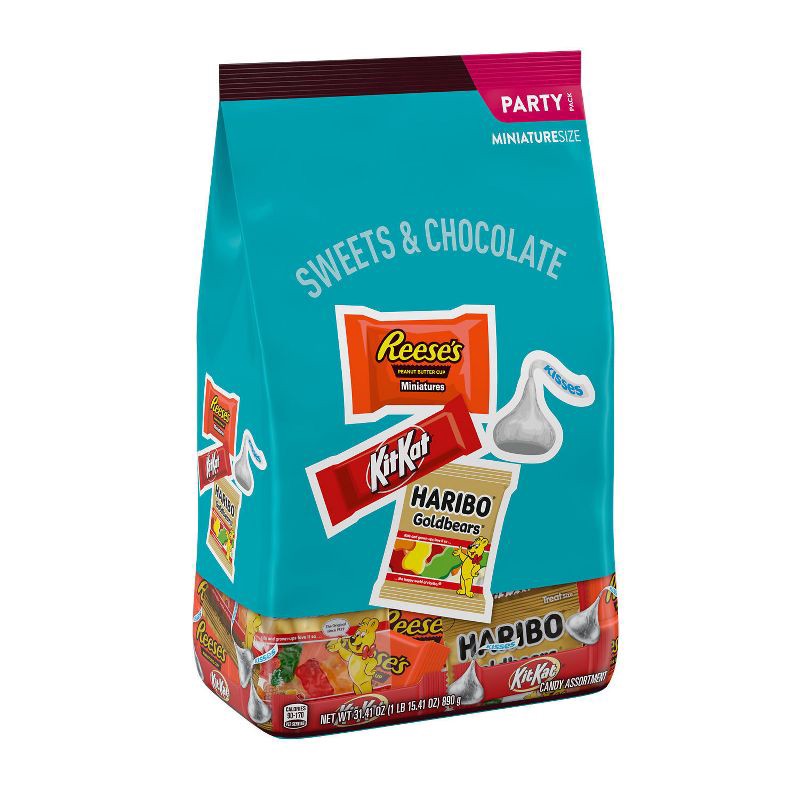 slide 2 of 7, Hershey's Chocolate and Sweets Assorted Party Bag Candy - 31.41oz, 31.41 oz