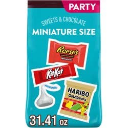 Hershey's Chocolate and Sweets Assorted Party Bag Candy - 31.41oz