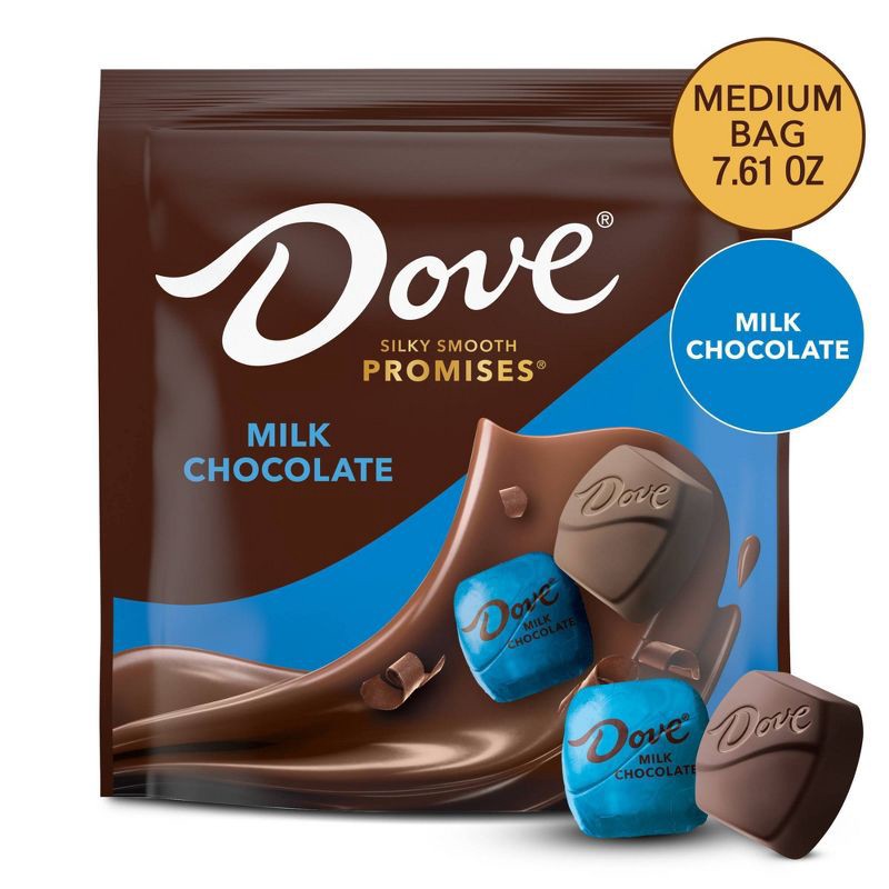 slide 1 of 9, Dove Chocolate Dove Promises Milk Chocolate Candy - 7.61oz, 7.61 oz