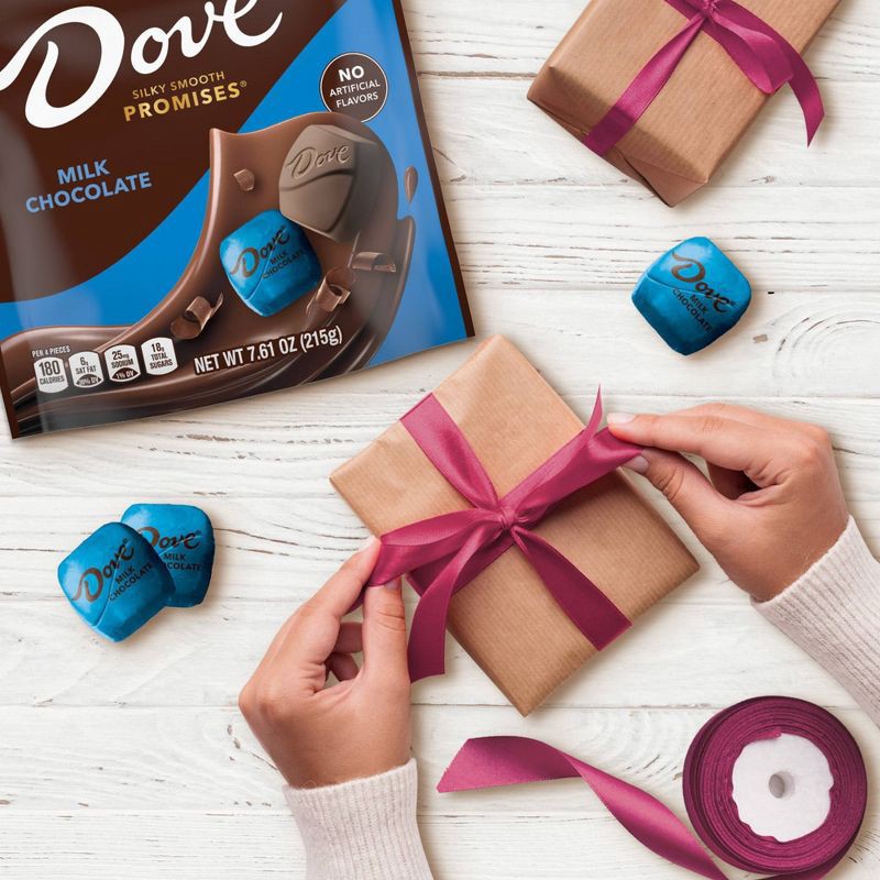 slide 5 of 10, Dove Chocolate Dove Promises Milk Chocolate Candy - 7.61oz, 7.61 oz
