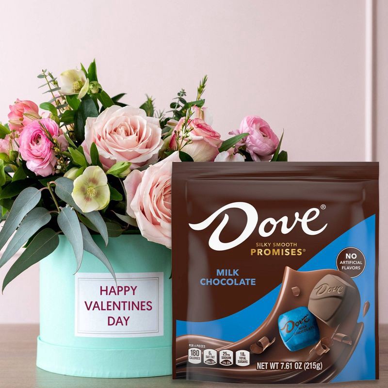 slide 6 of 10, Dove Chocolate Dove Promises Milk Chocolate Candy - 7.61oz, 7.61 oz