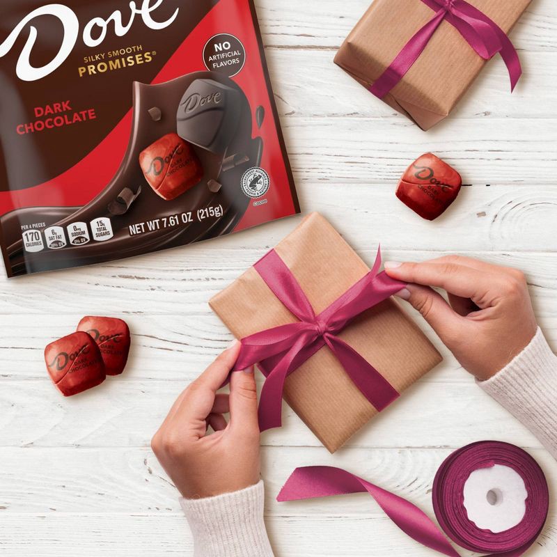 slide 5 of 9, Dove Chocolate Dove Promises Dark Chocolate Candy - 7.61oz, 7.61 oz