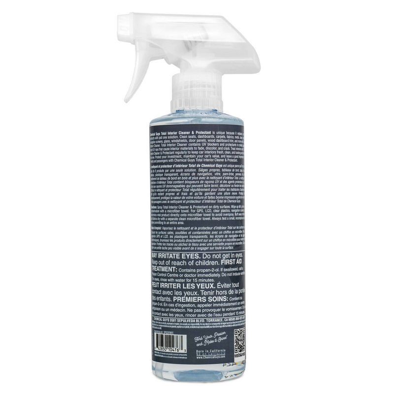slide 2 of 2, Chemical Guys Total Interior Cleaner And Protectant: Liquid Car Interior Cleaner & Detailer, Unscented, Automotive Supplies, 1 ct