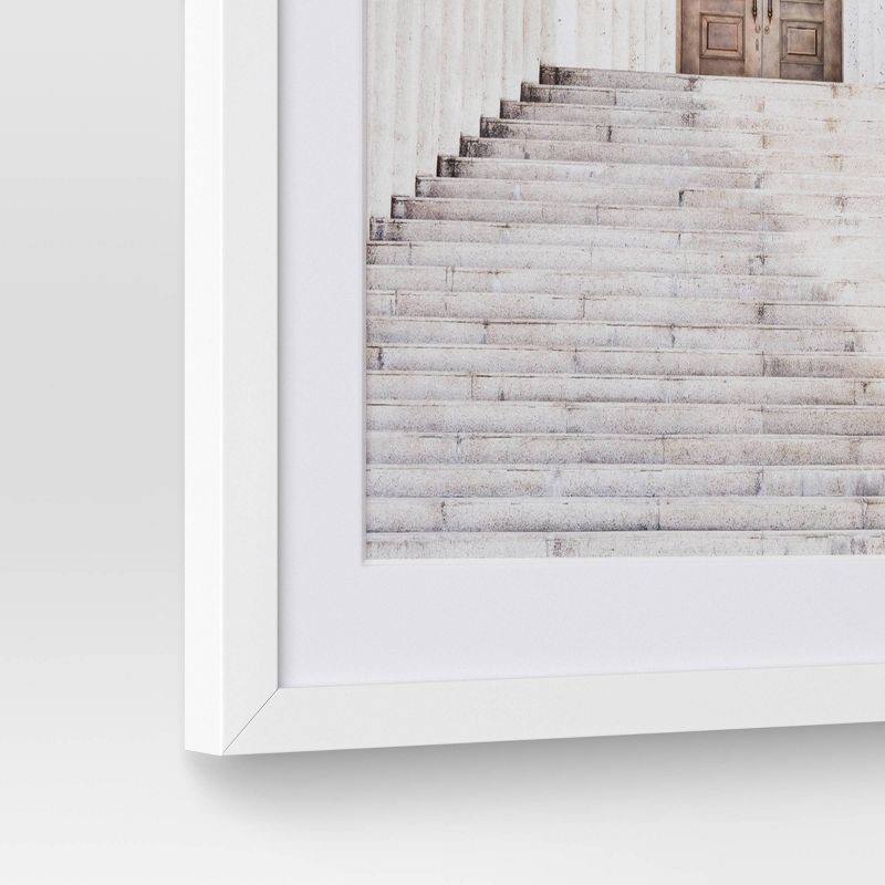 slide 5 of 5, (Set of 2) 16"x20" Architecture Framed Arts Neutrals - Threshold™: Vertical Wall Art, Brown Frame, Paper Material, Sawtooth Back Mount, 1 ct