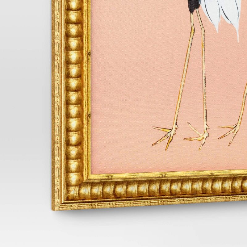 slide 4 of 4, 30"x 24" Stylized Bird Canvas Board Framed Art - Threshold™, 1 ct