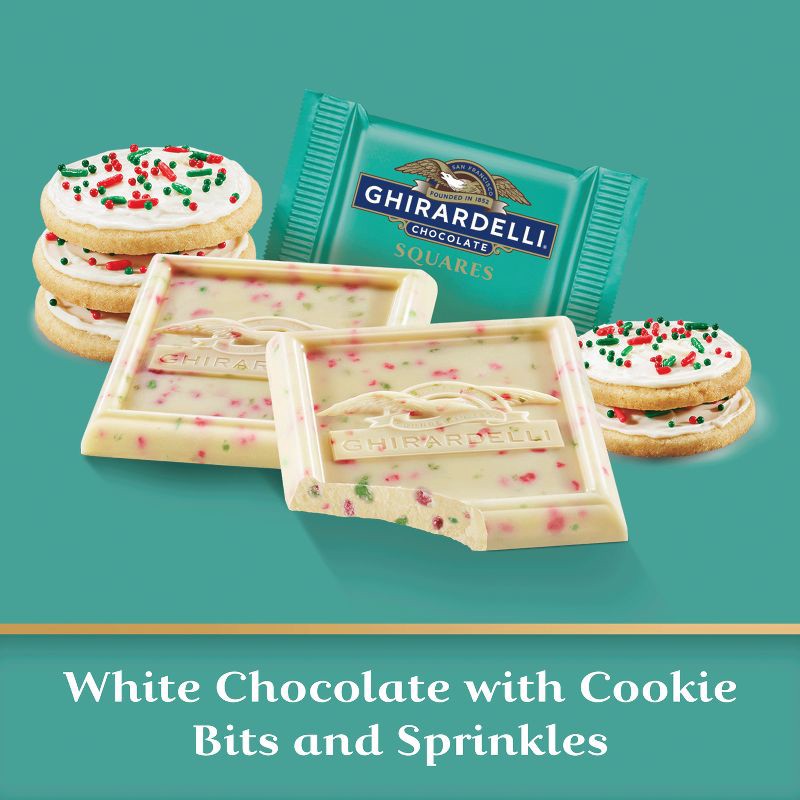 slide 3 of 6, GHIRARDELLI White Chocolate Sugar Cookie Candy SQUARES - 4.8oz, 4.8 oz