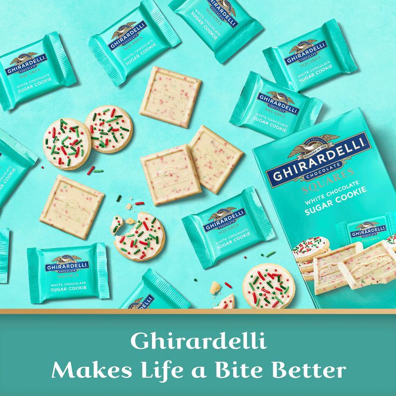 slide 5 of 6, GHIRARDELLI White Chocolate Sugar Cookie Candy SQUARES - 4.8oz, 4.8 oz