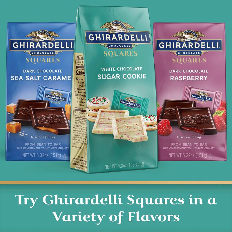 slide 6 of 6, GHIRARDELLI White Chocolate Sugar Cookie Candy SQUARES - 4.8oz, 4.8 oz