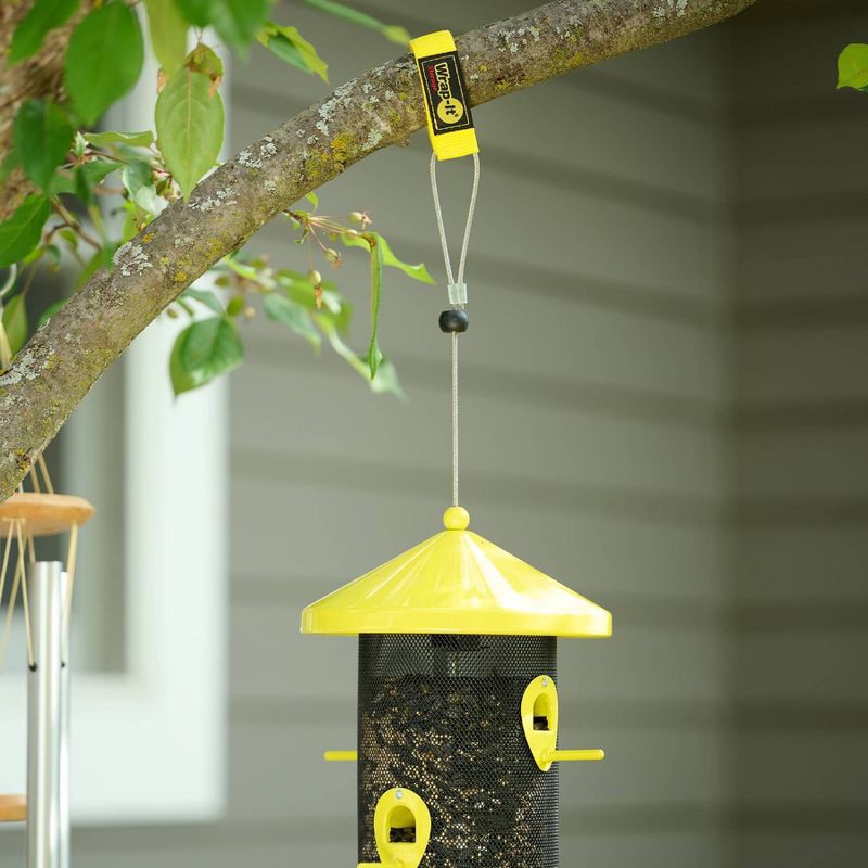 slide 10 of 10, Wrap-It Quick Storage Straps 12" 6pk Yellow, 6 ct