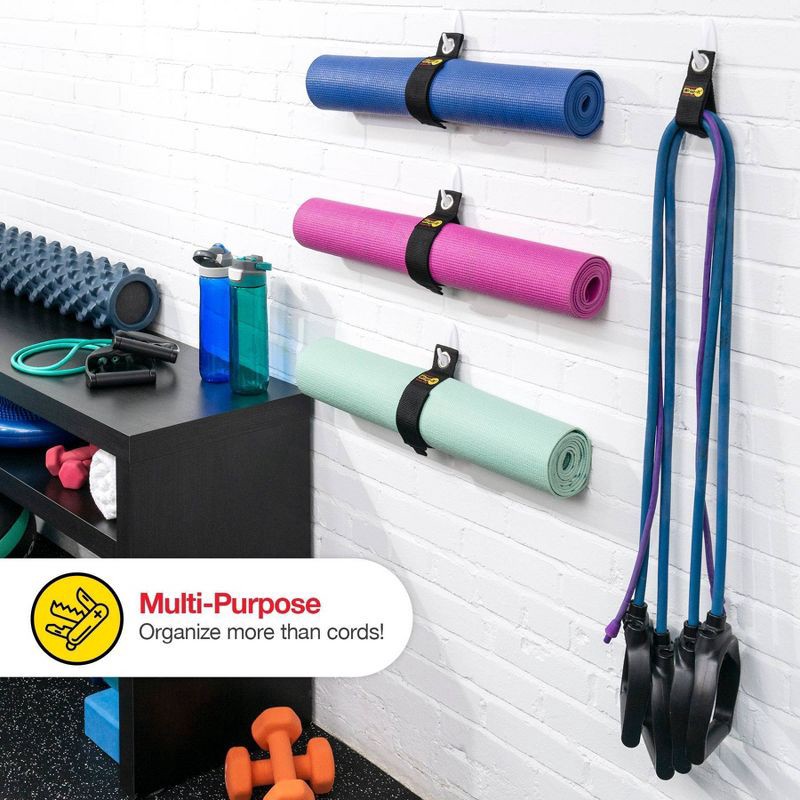 slide 7 of 10, Wrap-It Heavy Duty Storage Straps 17" 2pk: Nylon & Stainless Steel Hardware Fasteners, 2 Year Warranty, 2 ct