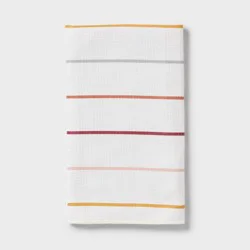 1pc Quick Dry Striped Waffle Hand Towel - Room Essentials™