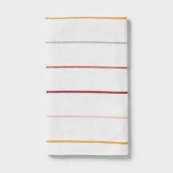 1pc Quick Dry Striped Waffle Hand Towel - Room Essentials™