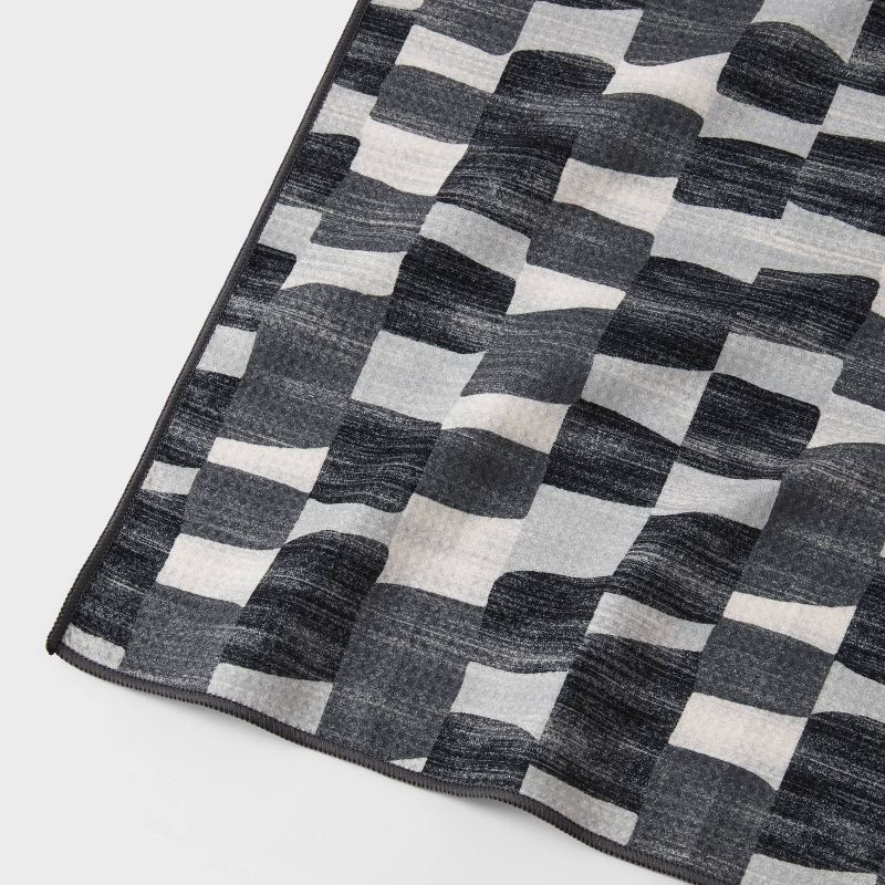 slide 3 of 4, 1pc Quick Dry Watercolor Blocks Waffle Hand Towel - Room Essentials™, 1 ct