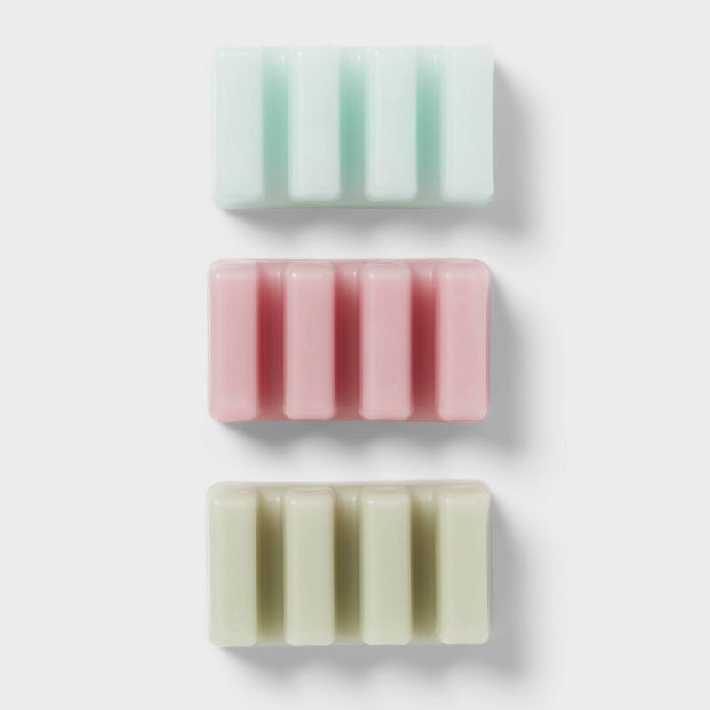 slide 2 of 3, 12ct Aloe and Bergamot, Lavender and Eucalyptus, Eucalyptus Leaf Wax Melts - Threshold™, 12 ct