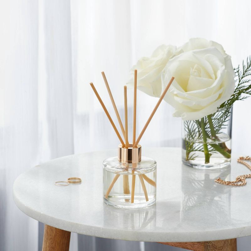 slide 2 of 3, 4oz Boxed Reed Diffuser - Pink Champagne - Threshold™, 4 oz