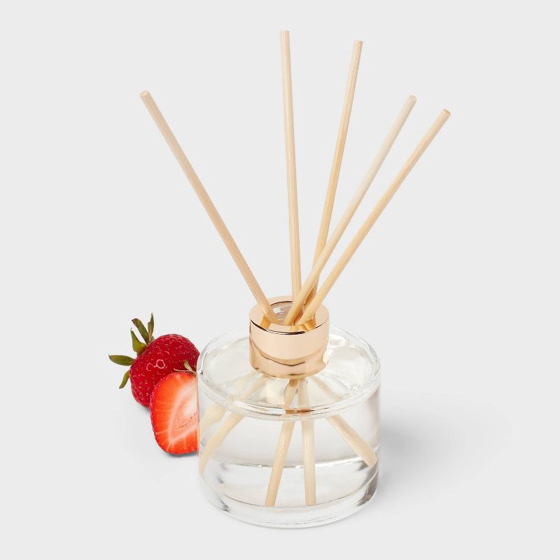 slide 3 of 3, 4oz Boxed Reed Diffuser - Pink Champagne - Threshold™, 4 oz