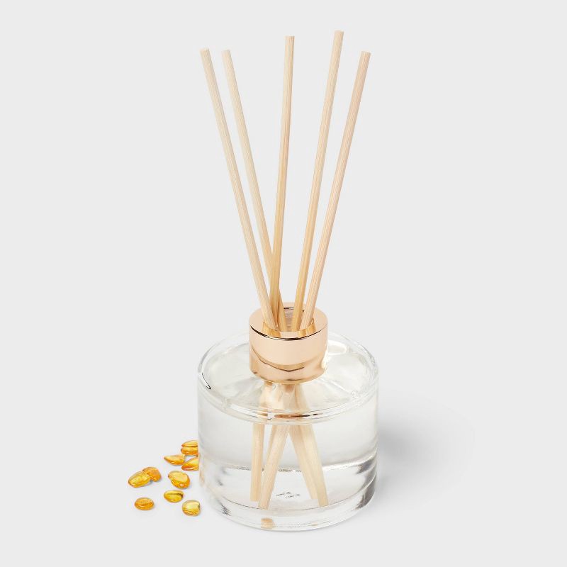 slide 3 of 3, 4oz Boxed Reed Diffuser - Blushing Amber - Threshold™, 4 oz