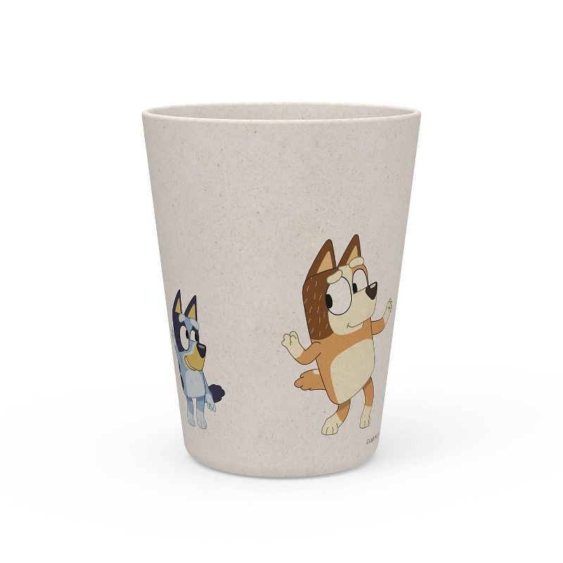 slide 3 of 8, Zak Designs 2pk 10 fl oz Bluey Melamine Tumblers Blue/Cream: Kids Drinkware, Dishwasher-Safe, Cold Beverages, 2 ct; 10 fl oz