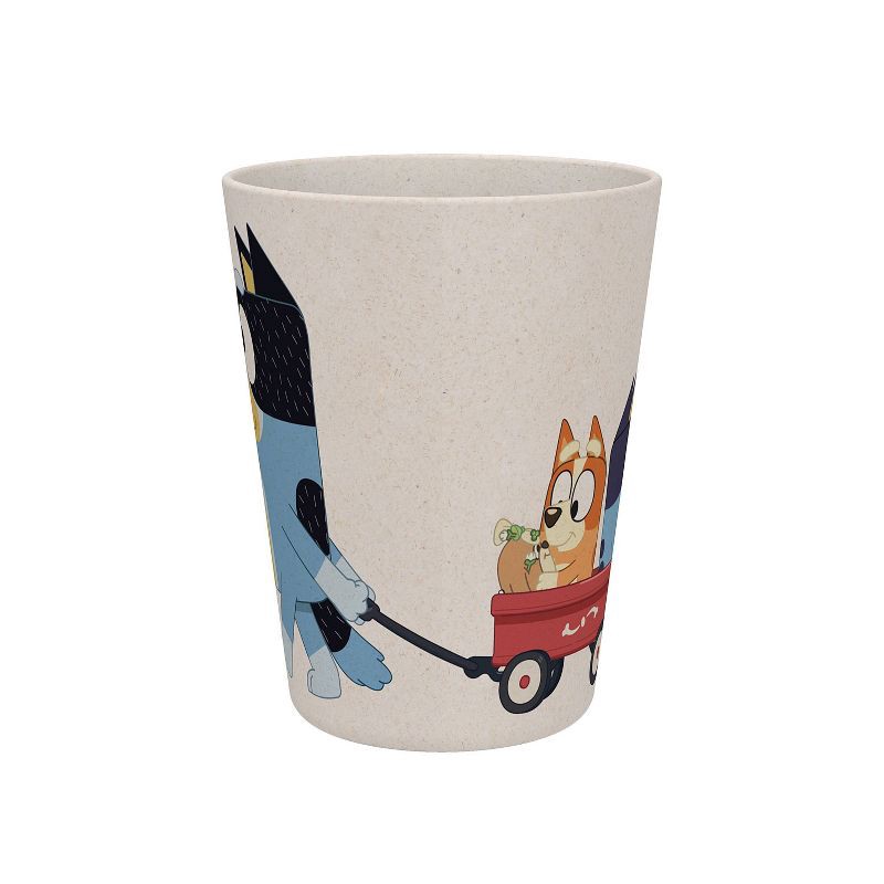 slide 4 of 8, Zak Designs 2pk 10 fl oz Bluey Melamine Tumblers Blue/Cream: Kids Drinkware, Dishwasher-Safe, Cold Beverages, 2 ct; 10 fl oz