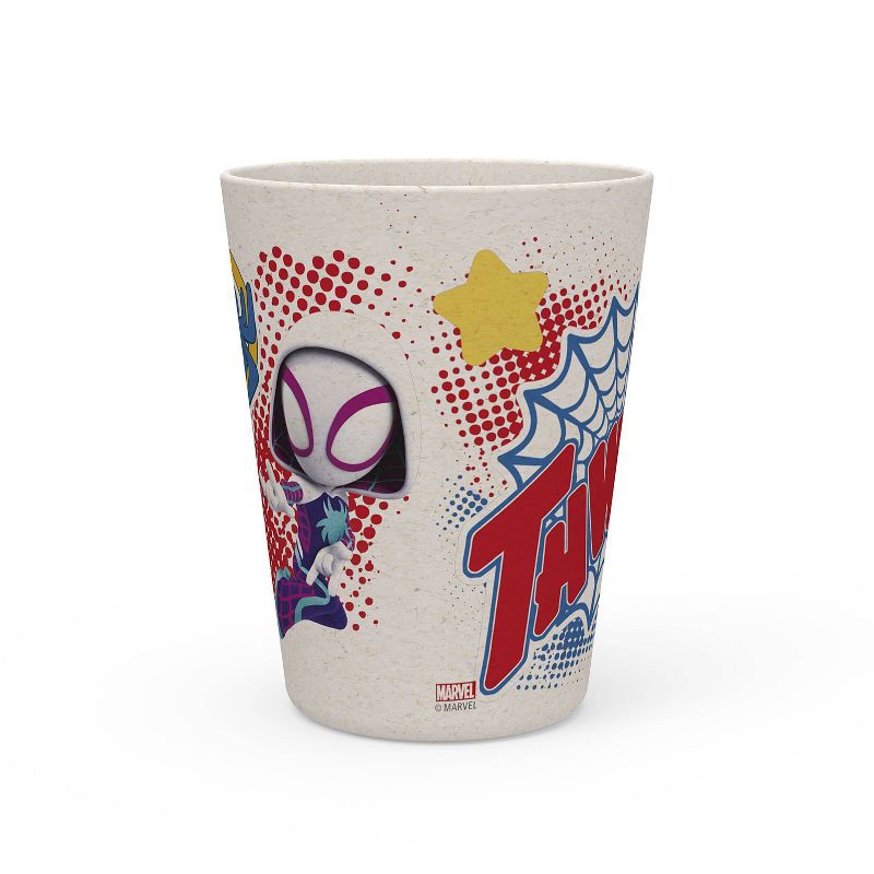 slide 5 of 8, Zak Designs 2pk 10 fl oz Spidey and His Amazing Friends Melamine Tumblers Cream/Red, 2 ct; 10 fl oz