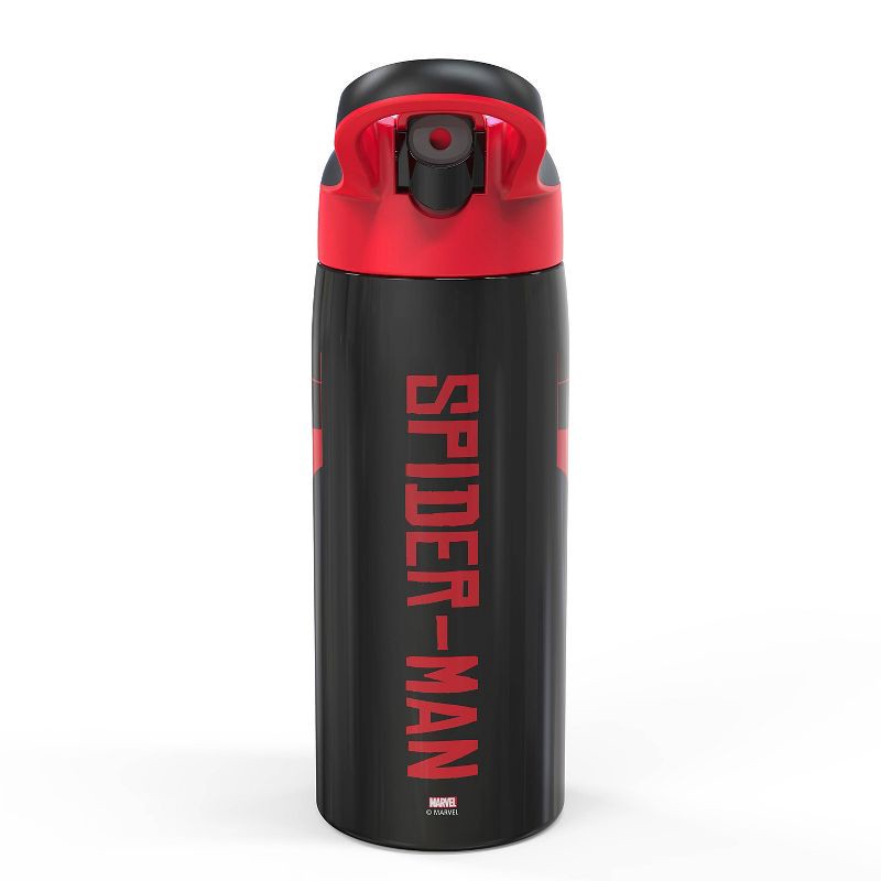 slide 2 of 6, Zak Designs 19 fl oz Stainless Steel Vacuum Insulated Riverside Spider-Man Water Bottle: Kids & Boys Drinkware, Dishwasher-Safe, 19 fl oz