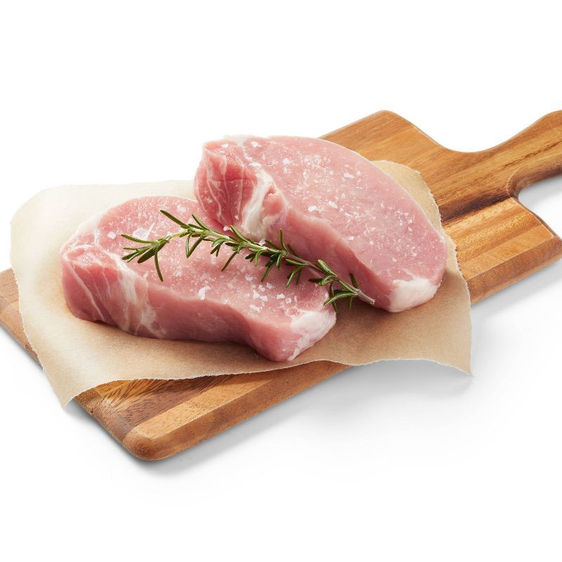 slide 2 of 3, Fresh Boneless Thick Cut Pork Chop - price per lb - Good & Gather™, per lb