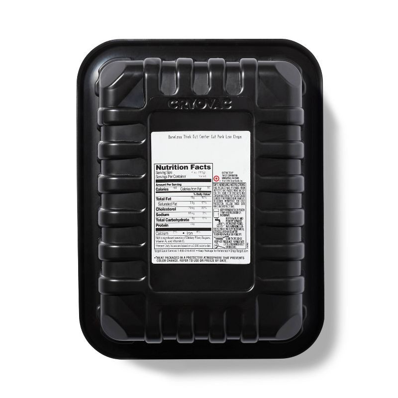 slide 3 of 3, Fresh Boneless Thick Cut Pork Chop - price per lb - Good & Gather™, per lb