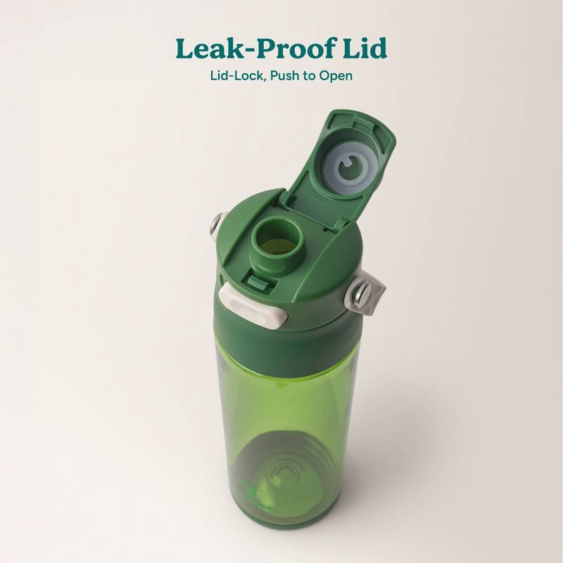 slide 5 of 7, Reduce 24oz Aura Tritan Water Bottle Dark Green, 24 oz