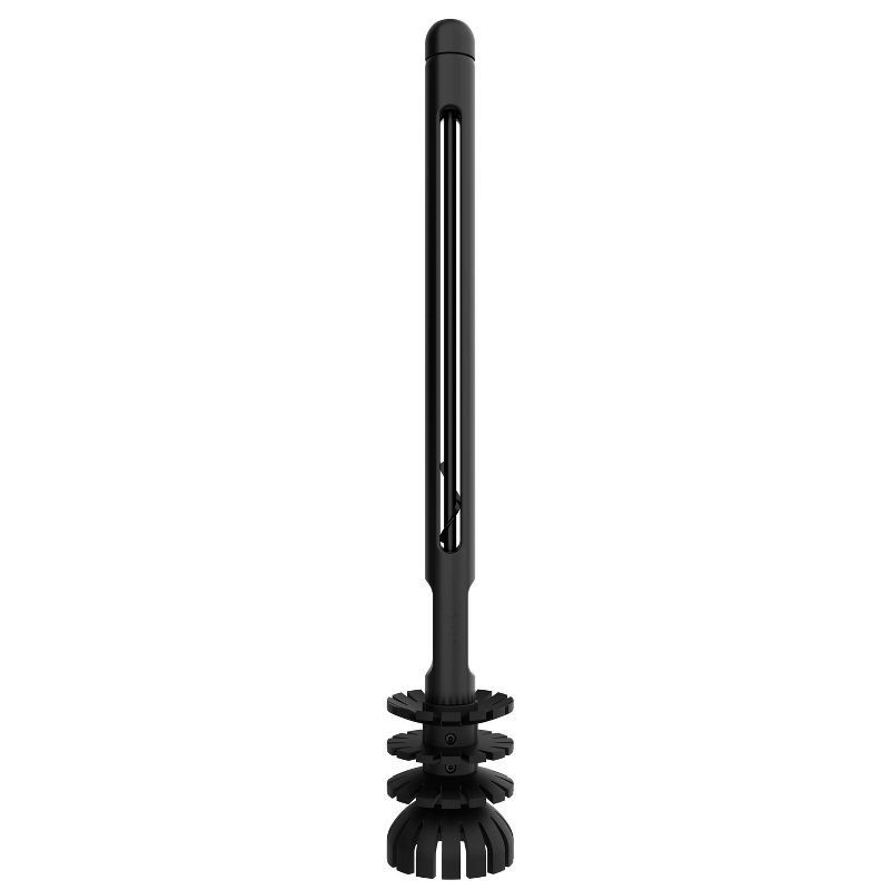 slide 2 of 5, Zak Designs 2pc Duo Clean Bottle Brush Set Black: Silicone & Plastic, Dishwasher-Safe, Water Bottle & Straw Cleaner, 2 ct