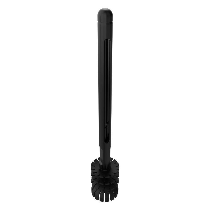 slide 3 of 5, Zak Designs 2pc Duo Clean Bottle Brush Set Black: Silicone & Plastic, Dishwasher-Safe, Water Bottle & Straw Cleaner, 2 ct