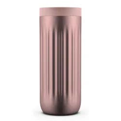 Ello 16oz Stainless Steel Travel Mug Rose Gold: Dishwasher-Safe Coffee Cup for Hot & Cold Beverages